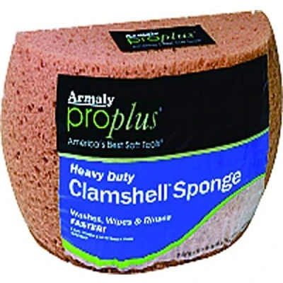 Image of Armaly Brands Large Heavy Duty Clamshell Utility Sponge, Yellow