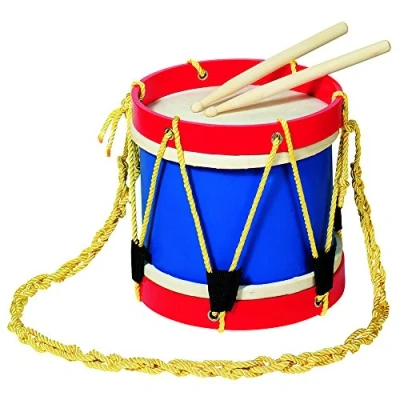 Image of Goki 61929 Drum with Sticks, Multicolor, Medium