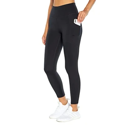 Image of Zobha Women&#039;s Easy High Rise Endurance Deluxe Pocket Legging, Black, Medium