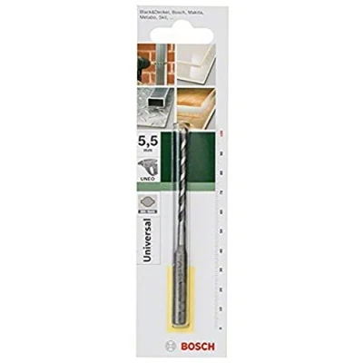 Image of Bosch 2609256912 Multi Purpose Drill Bit (SDS Quick 5.5x55x100 for UNEO)