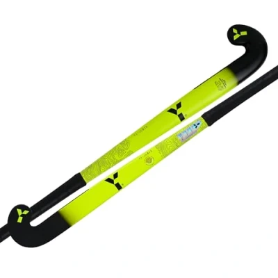 Image of Y1 Hockey, JLB, Junior Hockey Stick, 10% Carbon, 90% Fibreglass, Low Bow Shape, Boys Girls 34
