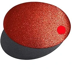 Image of YöL 12 Placemats Set Christmas Red Glitter Oval Festive Xmas Table Home Decor Party Tableware Decorations