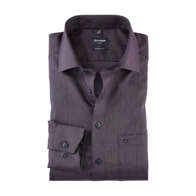 Image of Olymp Luxor Shirt Purple size 39