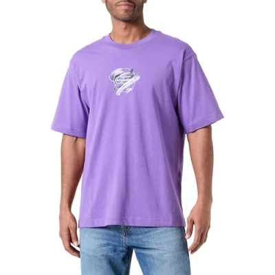 Image of JACK &amp; JONES Men&#039;s Jcotint Tee SS Crew Neck T Shirt, deep Lavender, S