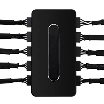 Image of PWM Fan Hub PC Case Controller 4 Pin, Support 10 Computer CPU Fans Splitter (PWM)