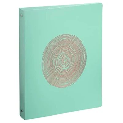 Image of Exacompta Ref. 51990E Box of 12 Ellipse semi rigid binders 4 round rings, diameter 30 mm spine 40 external dimensions 32 x 26.8 cm A4 maxi file format assorted colors