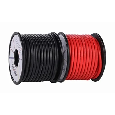 Image of TUOFENG 3.3mm² Electrical Wire 21 Meter [10.5 m Black and 10.5 Red] 12 AWG Silicone Hook Up Cable Soft Flexible of Tinned Copper High Temperature Resistance