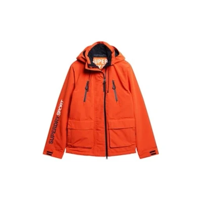 Image of Superdry Men&#039;s Windcheater Jacket, Bold Orange, XXL