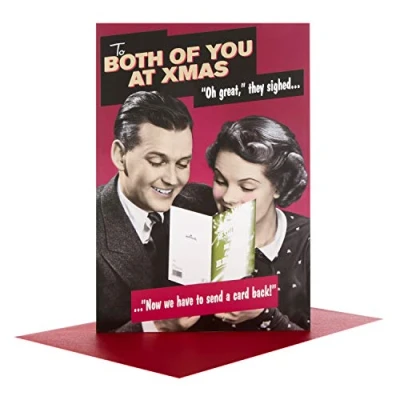 Image of Hallmark To Both Medium Christmas Card &quot;Oh Great&quot;