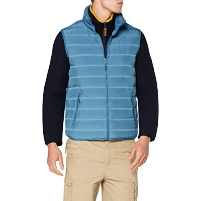 Image of CMP Men&#039;s Quilted Vest with Feel Warm Seamless Flock Padding Vest, mens, 30Z7707, denim, 56 (EU)
