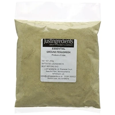 Image of JustIngredients Essentials Fenugreek Ground, 250 g Pack of 2