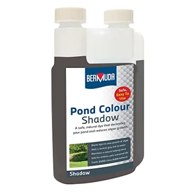 Image of Bermuda Shadow Pond Colour Dye 500ml Reduce Algae and Weeds Stunning Dark Water