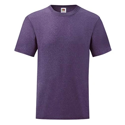 Image of Fruit Of The Loom 61036 men&#039;s T shirt in Purple