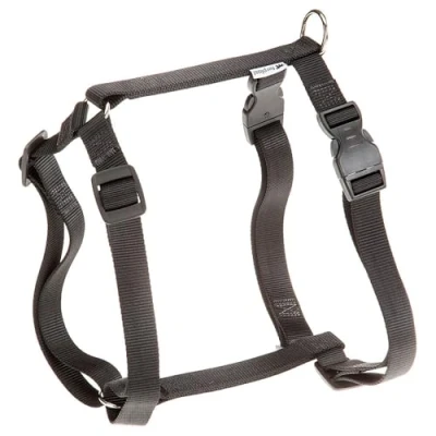 Image of Ferplast Dog Harness Large Size CHAMPION XXL, Adjustable in 3 Points, Easy to Wear, Chest 78 120 cm. Black