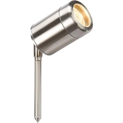Image of Knightsbridge Garden Spike Light, Steel, GU10 Stainless 304