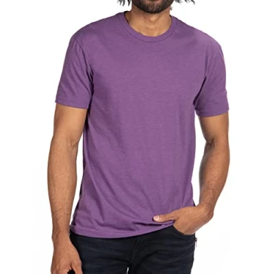 Image of Pliuegy N6210 Next Level Men&#039;s CVC Crew T Shirt X Large Avalanche Purple