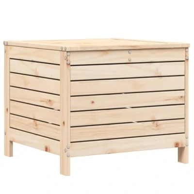 Image of vidaXL Garden Footstool 62x63.5x53.5 cm Solid Wood Pine