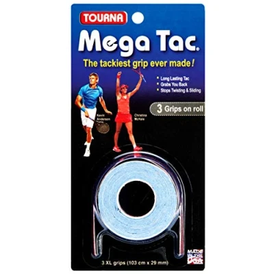 Image of Unique TOURNA MEGA TAC BLUE 3 GRIP ROLL