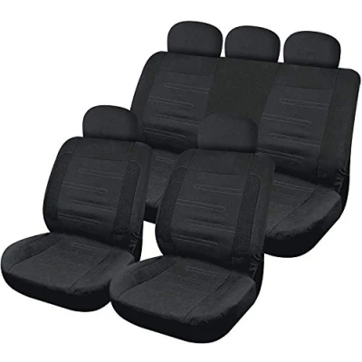 Image of CAR+ FUN995B California Seat Cover 12 Pieces, Black