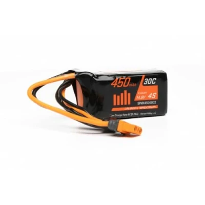 Image of Spektrum 14.8V 450mAh 4S 30C LiPo Battery: IC2