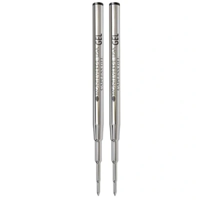 Image of Monteverde Medium Point Capless Gel Refill for Montblanc Ballpoint Pens Black (Pack of 2)