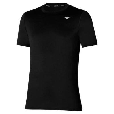 Image of Mizuno Impulse CORE TEE Sports Tshirt, Men&#039;s, Size: Large, Black