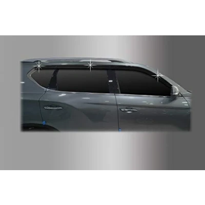 Image of AUTO CLOVER Wind Deflectors Set for Ssangyong KGM Rexton 2018+ (6 pieces)