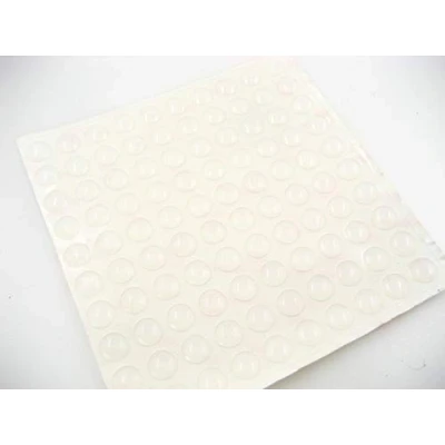 Image of 100pcs of 10mm Soft Close Cupboard Door Buffer Rubber FEET Pads Adhesive Bumper Cushion