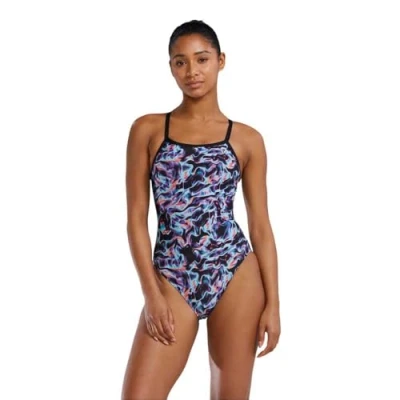 Image of TYR Women&#039;s Standard Durafast Elite Diamondfit Swimsuit, Multi/Energia