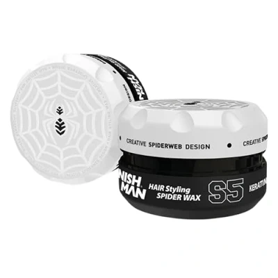 Image of NISHMAN S5 Hair Styling Spider Wax White 150 ml XL