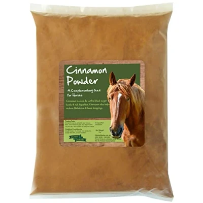 Image of Horse Herbs Cinnamon Powder Natural Feed Supplement for Horses, Equine (1kg Bag)