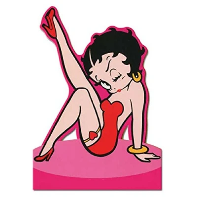 Image of Betty Boop Stand up Happy Birthday Greetings Card SU9