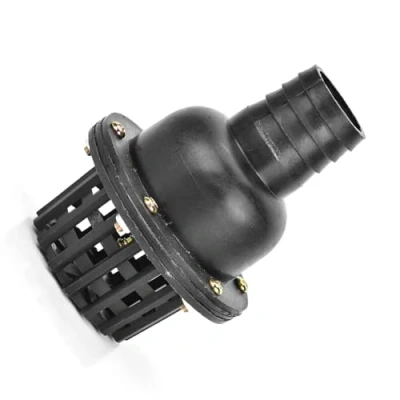 Image of Water Pump Foot Valve, Check PVC Well Valve Black for Fluid Machine, 1.5in 2in 2.5in 3in 4in(1.5&quot;)
