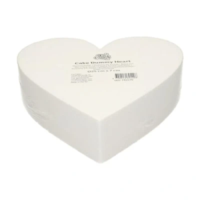 Image of FunCakes Cake Dummy Heart: Decorating, Reusable Dummy, Make The Perfect Heart Shaped Ø25 cm x 7