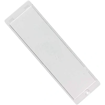 Image of SPARES2GO Light Diffuser/Lens Cover Plate Fits Whirlpool Cooker Hood (218mm x 63mm)