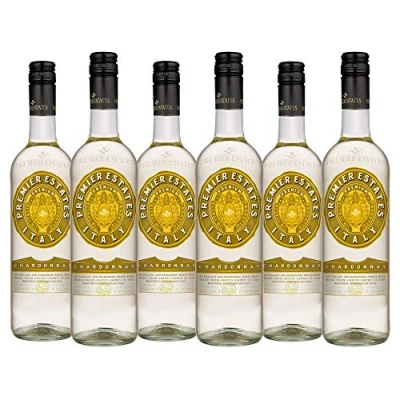 Image of Premier Estates Chardonnay Italian White Wine (6 x 75cl Bottles)