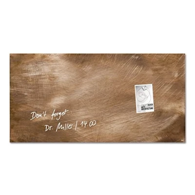 Image of SIGEL GL267 Premium Glass magnetic Board, glossy surface, 91 x 46 cm, easy mounting, bronze Artverum