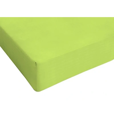 Image of Sogni e Capricci Max Color Fitted Sheet with 25cm Corner, Acid Green, small double
