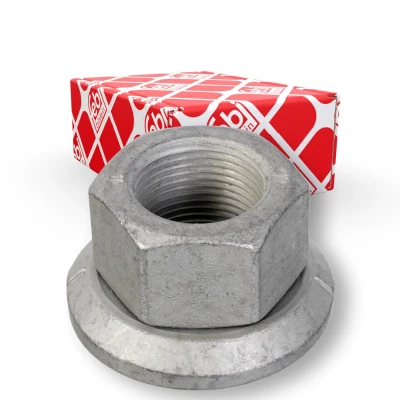 Image of 81455030049, 81455030056, 81455030066 Wheel Nuts FEBI BILSTEIN 07663 Flat Seat 32 MERCEDES BENZ: ACTROS MP2 / MP3