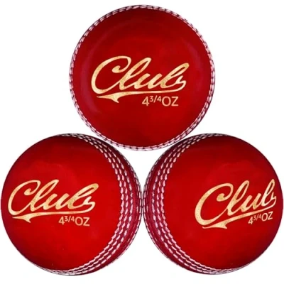 Image of ND Sports Slazenger Match Quality Cricket ball for 50 overs A Grade Balls SNR JNR (Junior 4.75oz, 3 Balls)