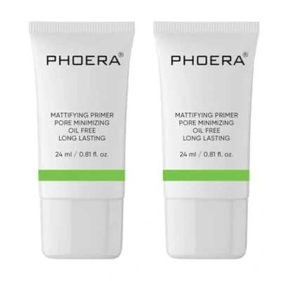Image of Glamza Phoera Matifying Face Primer TWIN PACK Pore Minimizing OIl Free Long Lasting Flawless Matte Finish