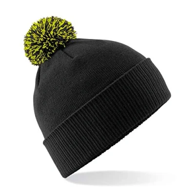 Image of Beechfield Snowstar Beanie Hat Warm &amp; Stylish Winter Headwear