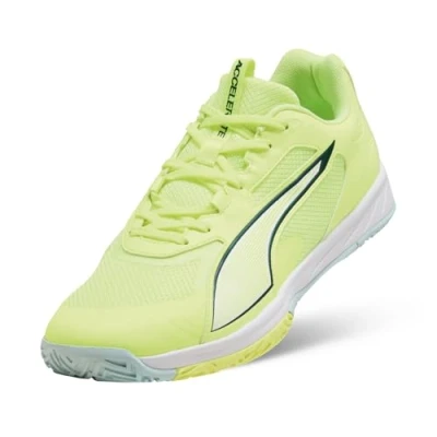 Image of Puma Accelerate PRO 4 Handball shoes, Men&#039;s, Size: 7, Fizzy light/green terrain/light moss/white shoes
