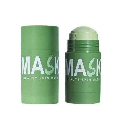 Image of Ofanyia Green Tea Clay Face Mask Stick Deep Cleansing Blackhead Remover Acne Treatment Oil Control Refreshing Moisturizing Skin Care Facial Mud