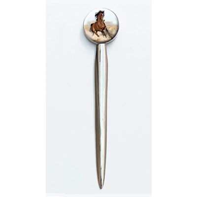 Image of Horse Design On A Lovely Polished Letter Opener Ideal Birthday Gift Comes Boxed N81