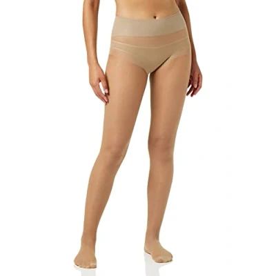 Image of Goldenlady Women&#039;s My Secret Silhouette 30 3p Hold Up Stockings, DEN, Transparent (Melon A), Medium (Size: 3 M) (Pack of 3)
