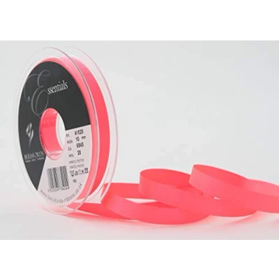 Image of Berisfords Grosgrain Ribbon, Flo Pink, 10 mm, 10mm