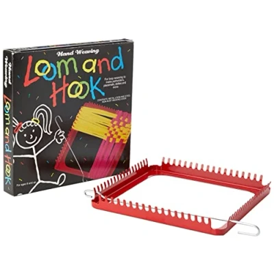Image of Wool Novelty Deluxe Hand Weaving Loom and Hook, Original Version