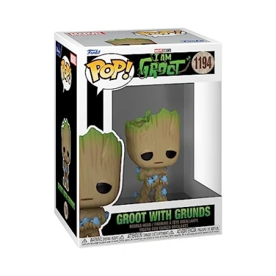 Image of Funko POP! Marvel: Guardians Of the Galaxy Groot With Grunds Shorts Collectable Vinyl Figure Gift Idea Official Merchandise Toys for Kids &amp; Adults TV Fans