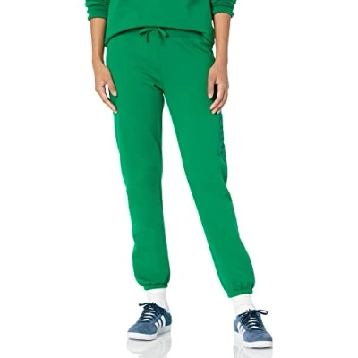 Image of GAP Women&#039;s Oversized Logo Fleece Jogger Sweatpants, Holiday Green, M